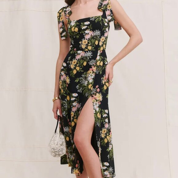 Reformation Twilight Dress in Sicilia print NWT - Picture 1 of 5